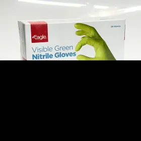 1031612 EAGLE Gloves Highly Visible Nitrile Disposable