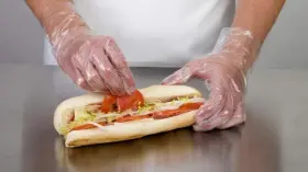847212000363 EASYFIT Food Disposables Poly Gloves Embossed #3
