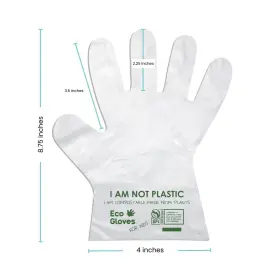 427063156643 ECO GLOVES Kids Youth Compostable Plant Based #2