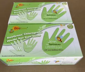 BE1187 ECOBEE BEESURE Neogrene Chloroprene Powder Exam Gloves