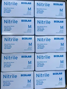 747873057358 ECOLAB Powder Nitrile Gloves