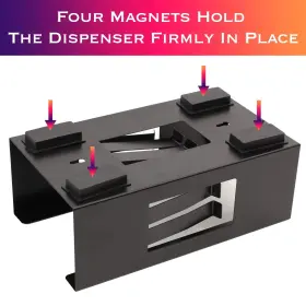 810032202804 EHOMEA2Z Magnetic Glove Holder Box Dispenser #3
