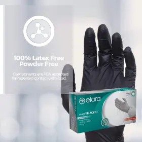 847212006365 ELARA Nitrile Disposable Gloves Mil Food #3