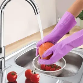 606098394702 ELGOOD Dishwashing Cleaning Gloves Latex Glov #3