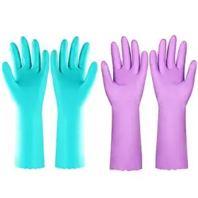 606098394702 ELGOOD Dishwashing Cleaning Gloves Latex Glov