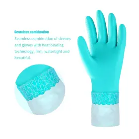619660647199 ELGOOD Dishwashing Cleaning Gloves Latex Cuff #3