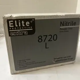 8720 ELITE Nitrile Powder Exam Gloves Box