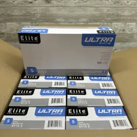 8715S ELITE PROTECTIVE Ultra Nitrile Gloves Box Powder #3