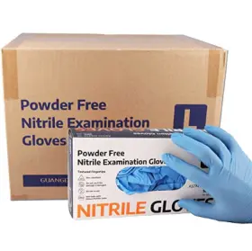 1031A EMERALD Nitrile Exam Gloves Powder Box
