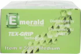 5992-B EMERALD Powder Latex Medical Gloves Box #3