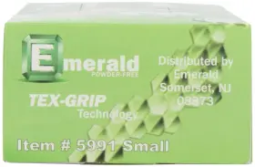 604539400074 EMERALD Powder Latex Medical Gloves Box #3