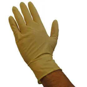 604539400098 EMERALD Powder Latex Medical Gloves Box