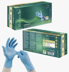 85-5802 EMERALD Nitrile Gloves Latex #2