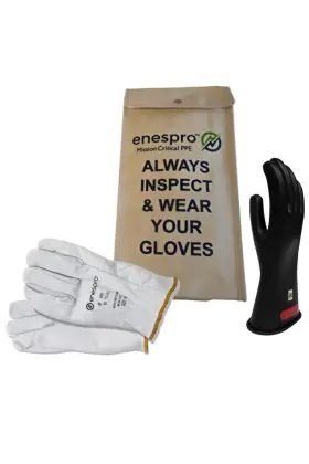 B00ZC7RDLK ENESPRO Insulated Gloves Ac Rubber Electrical