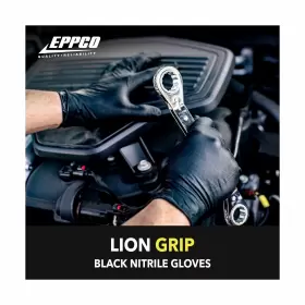 029458950064 EPPCO Liongrip Nitrile Gloves Disposable Powder #2