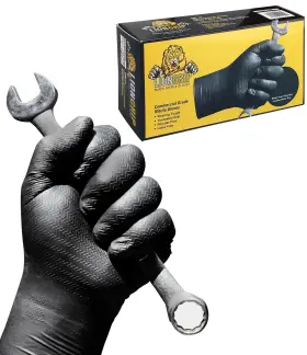 11044 EPPCO Nitrile Gloves Disposable Powder Latex Grip