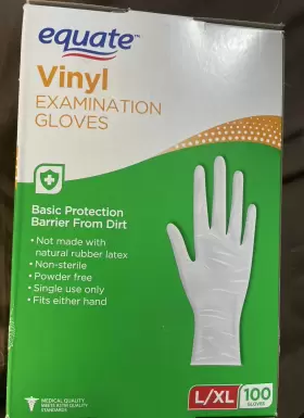 MF012498654 EQUATE Exam Gloves Powder Sterile