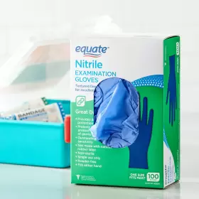 WAL4145 EQUATE Nitrile Exam Gloves #2