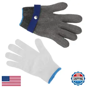 B0DJP2954N EQULUP Gloves Steel Wire Kitchen Meat Carving