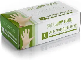 726084059993 ESKO DIRECT Safety Latex Gloves Powder Food Pack
