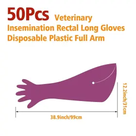 EU02 EUENI Disposable Neck Gloves Veterinary Cleaning #2
