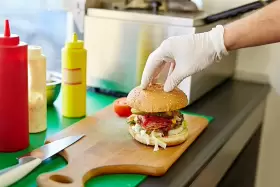 636391905015 EUNICOLE Latex Disposable Glove Restaurant Food #3