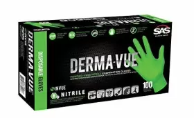 66553 EUNICOLE LLC Derma Vue Powder Exam Mil Nitrile Gloves #3
