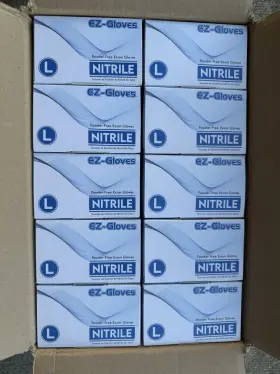 EZGN4 EZ-GLOVES Nitrile Exam Powder Latex