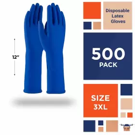 993933119719 EZGOODZ Powder Latex Gloves Disposable #2