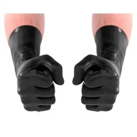 FST001BLK FETISH Latex Gloves #2