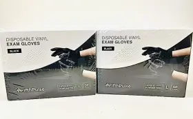 48914 FIFTHPULSE Disposable Gloves Medical Latex Powder