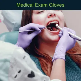 810084933176 FIFTHPULSE Lilac Nitrile Disposable Gloves Mil #2