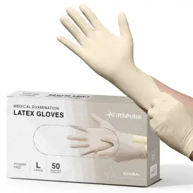 810084935132 FIFTHPULSE Medical Examination Latex Gloves Thi