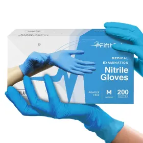 810084935361 FIFTHPULSE Nitrile Disposable Gloves Latex