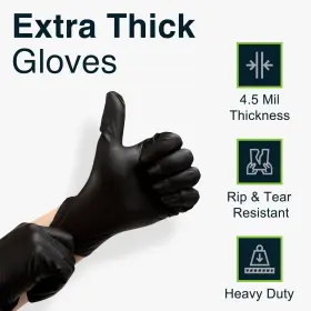 810084935668 FIFTHPULSE Disposable Nitrile Gloves Mil #2