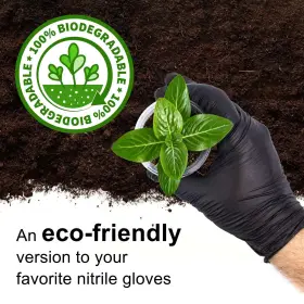 840331600360 FIFTHPULSE Biodegradable Gloves Nitrile #2