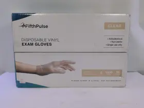 840331603118 FIFTHPULSE Gloves Disposable Latex Mil