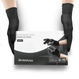 850026094749 FIFTHPULSE Disposable Gloves Pack Latex Powder