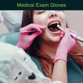 850026094800 FIFTHPULSE Pink Disposable Gloves Pack Latex #2