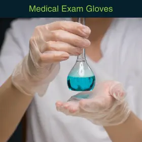 850026094848 FIFTHPULSE Disposable Gloves Pack Latex Powder #2