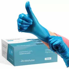 850028714232 FIFTHPULSE Disposable Gloves Pack Latex Powder