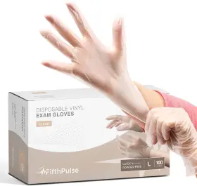 FMN100047 FIFTHPULSE Disposable Gloves Pack Latex Powder