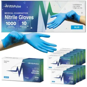 FP-FMN100626 FIFTHPULSE Medical Exam Nitrile Gloves Mil Latex
