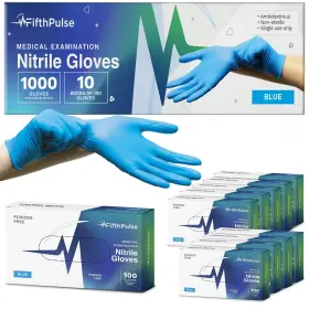 FP-FMN100627 FIFTHPULSE Nitrile Gloves Mil Powder Latex Gl