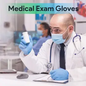 FP-FMN100628 FIFTHPULSE Medical Exam Nitrile Gloves Mil #2