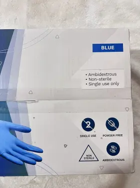 FP-N-10X100-BLE-MD FIFTHPULSE Nitrile Disposable Medical Exam #3