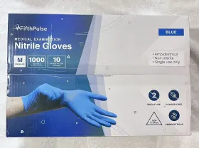 FP-N-10X100-BLE-MD FIFTHPULSE Nitrile Disposable Medical Exam