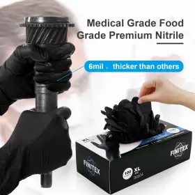 445013680680 FINITEX Nitrile Disposable Medical Exam Gloves #2