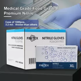 810028650367 FINITEX Nitrile Exam Gloves Powder Medical #2