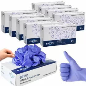 810028650367 FINITEX Nitrile Exam Gloves Powder Medical